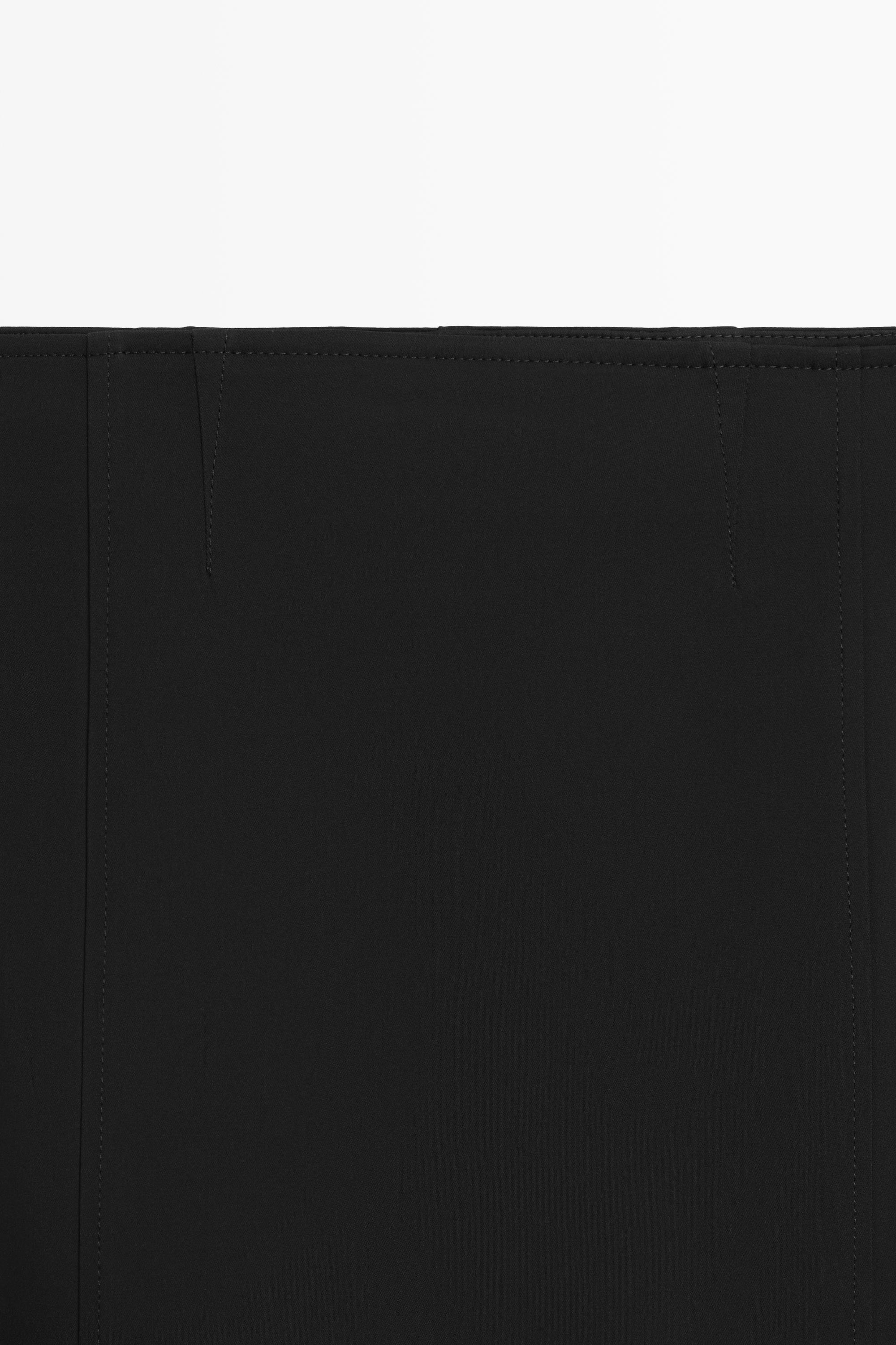 Straight midi skirt